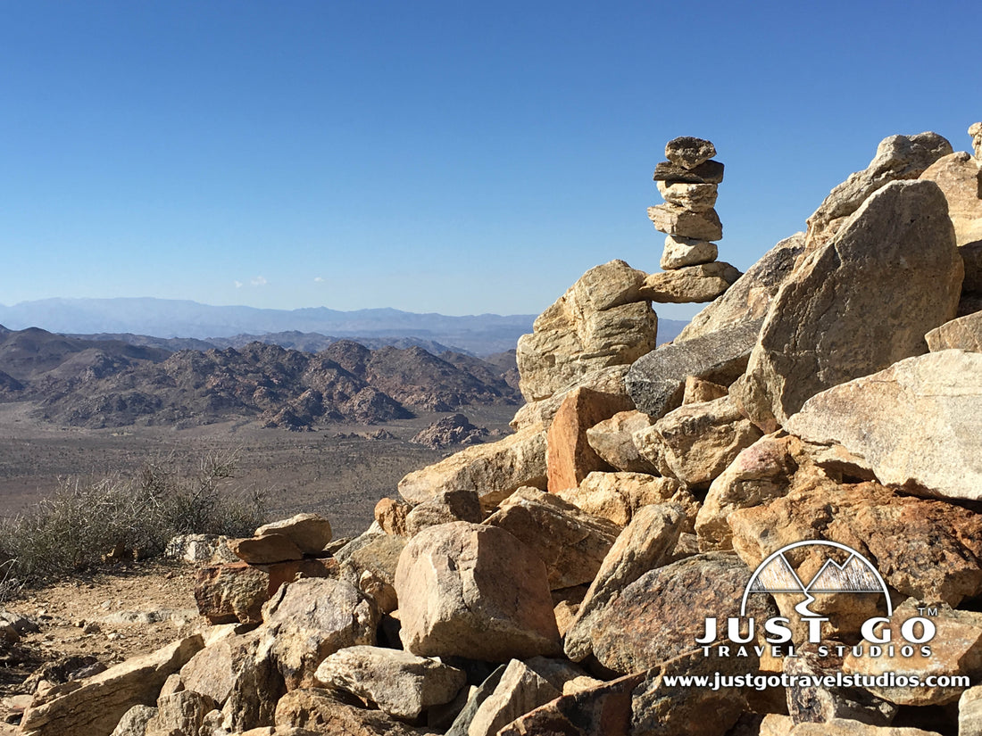 Peak of Ryan Mountain in Joshua Tree National Park