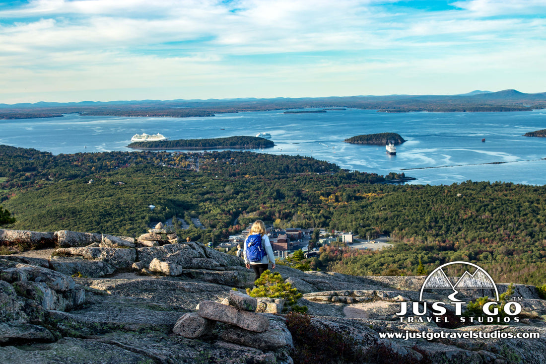 View of Frenchman's Bay from Champlain Mountain