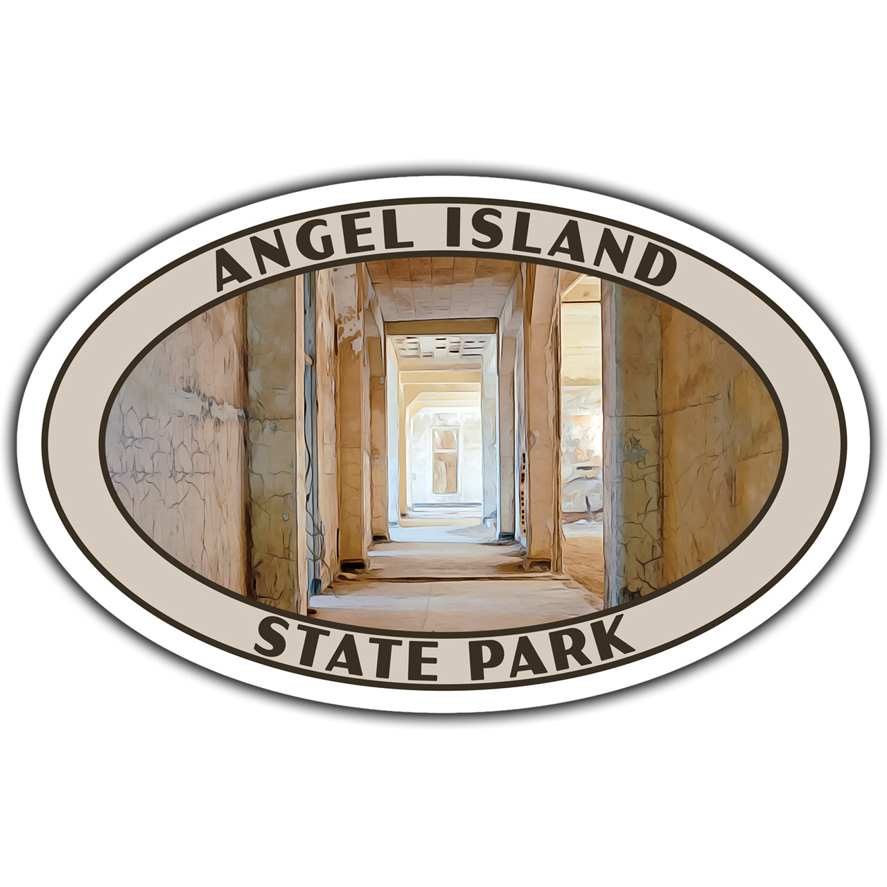 Angel Island state park sticker