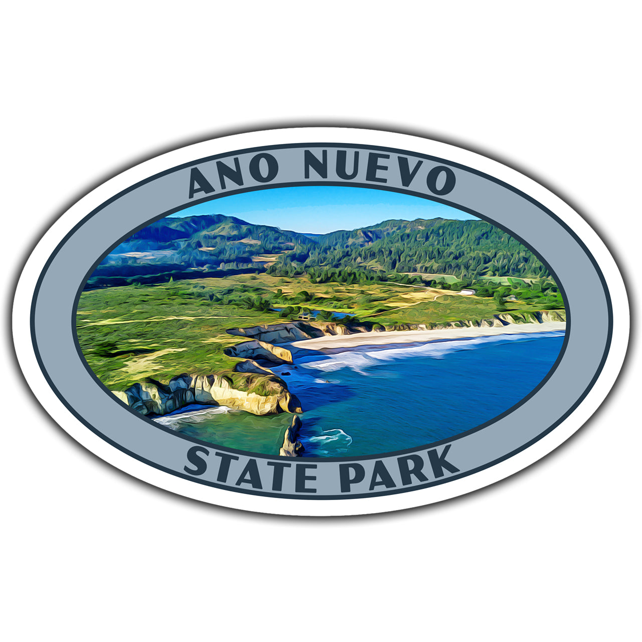 Ano Nuevo state park sticker