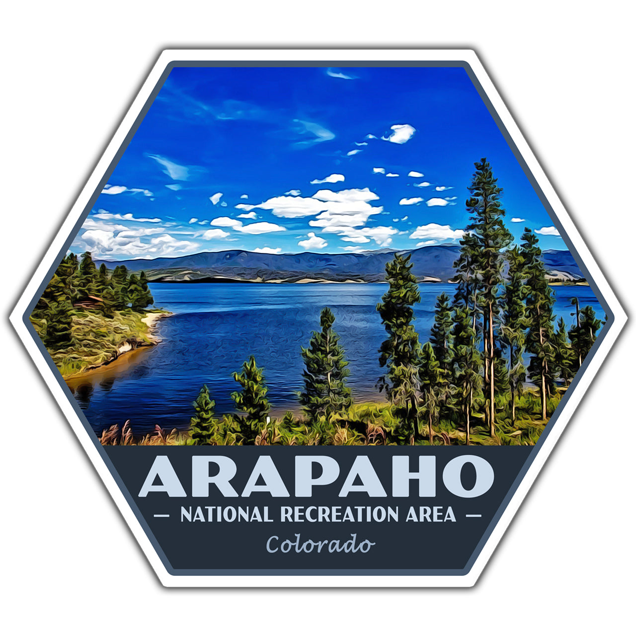 Arapaho national recreation area sticker