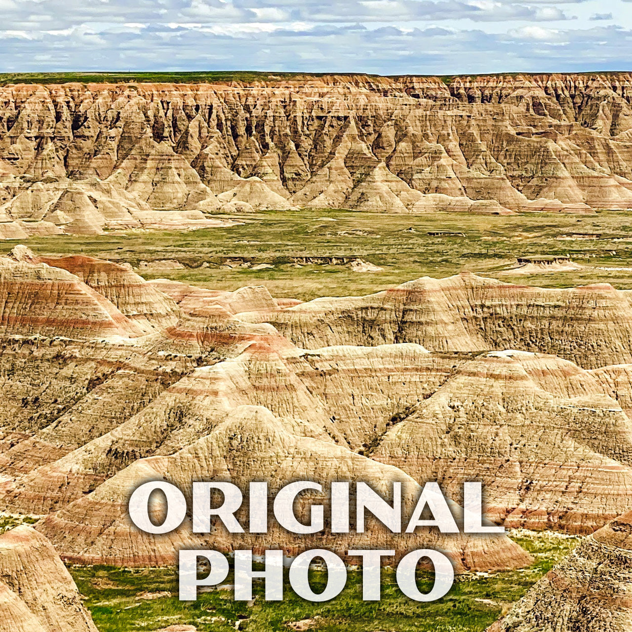 Badlands National Park Poster-WPA (Plateau)