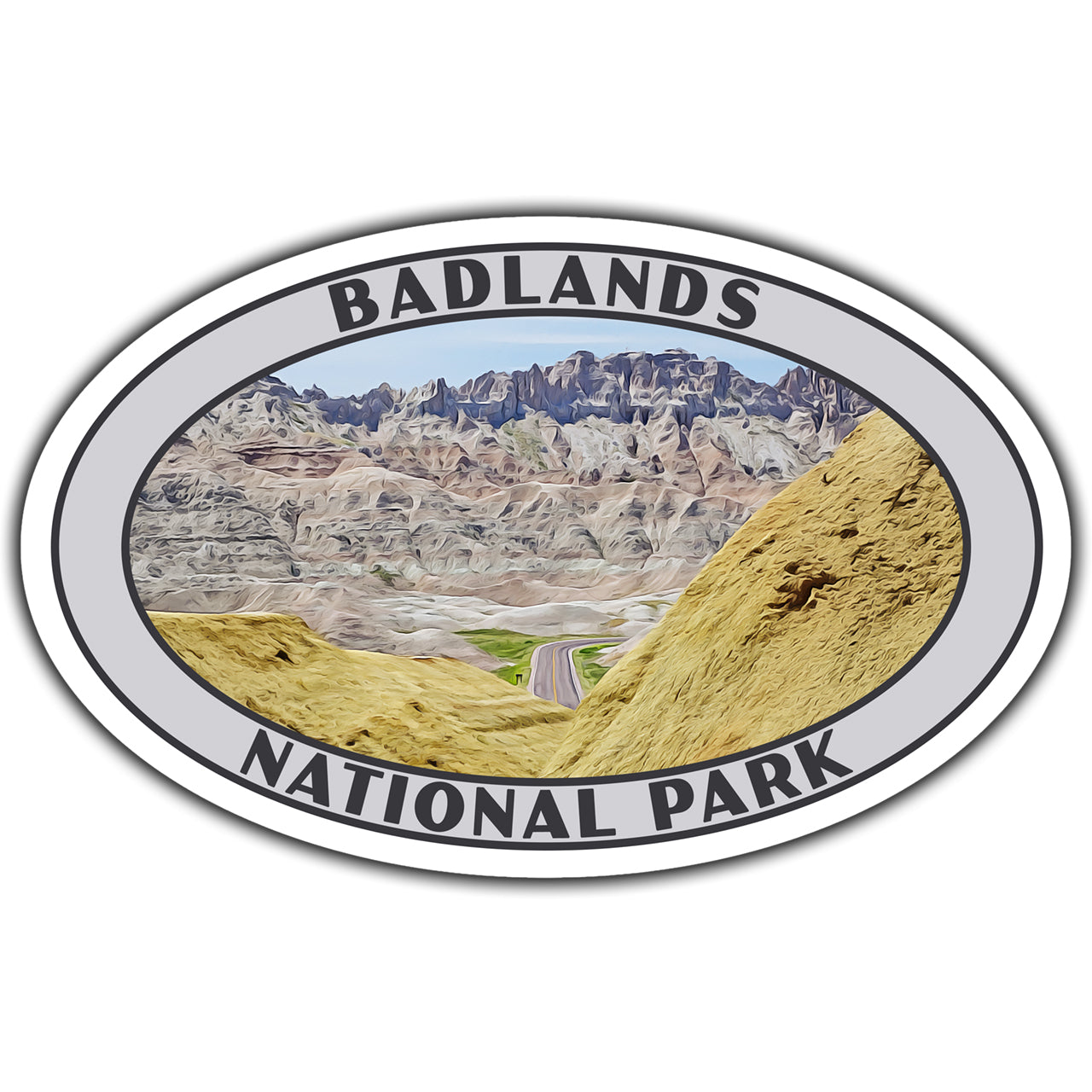 badlands national park sticker