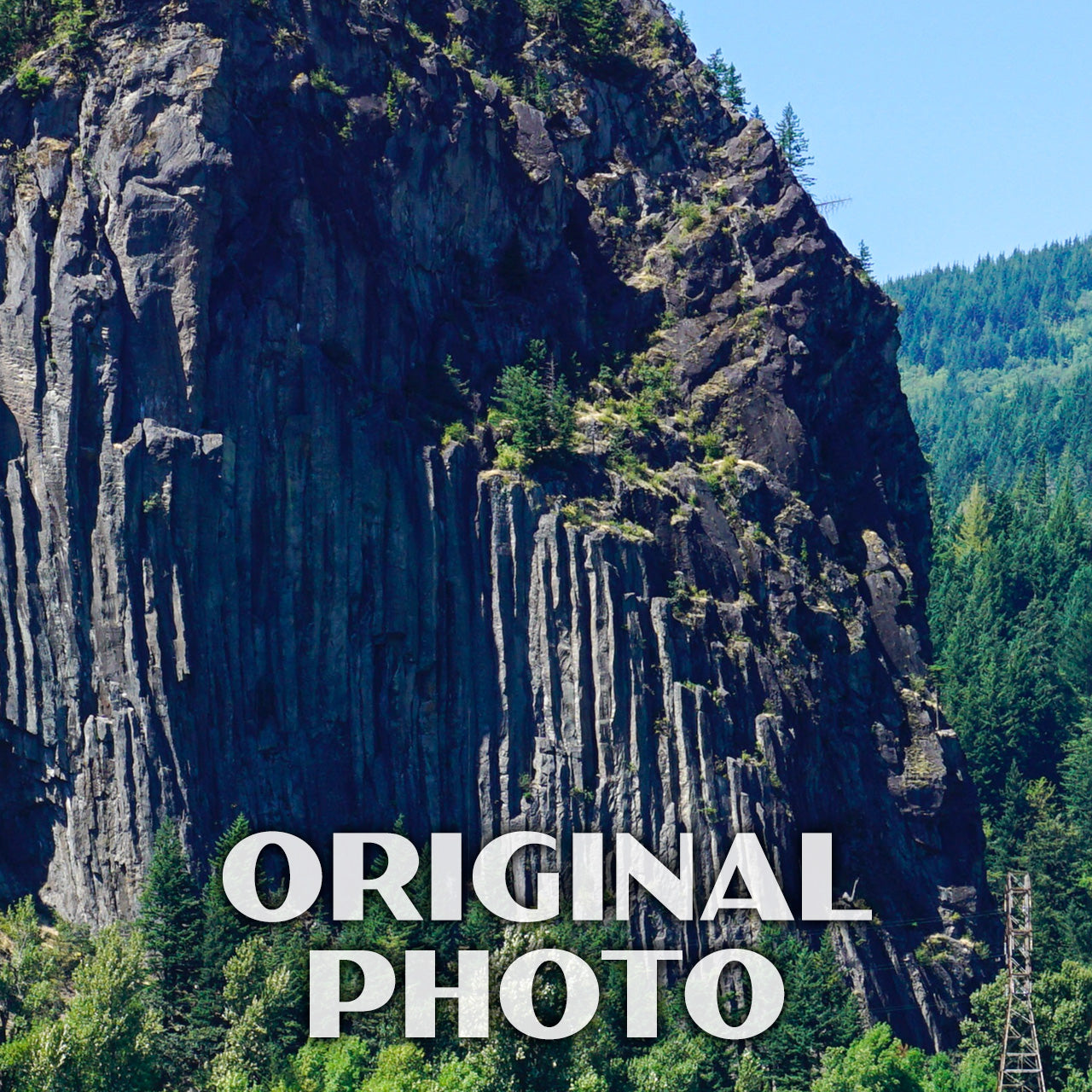 Beacon Rock State Park Poster-WPA (Beacon Rock)