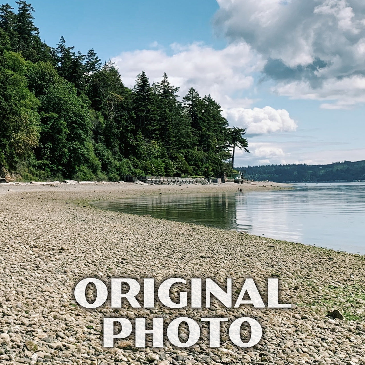 Camano Island State Park Poster-WPA (Beach View)