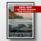 Cape Disappointment State Park Poster-WPA (Moonrise)