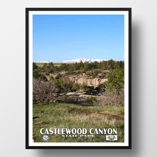castlewood canyon state park poster