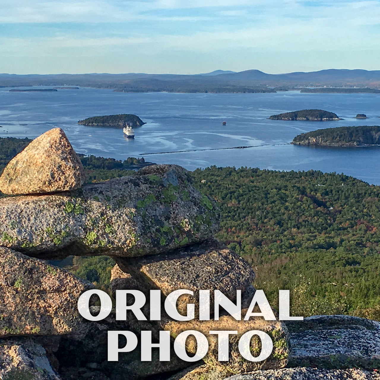 Acadia National Park Poster-WPA (Champlain Mountain)