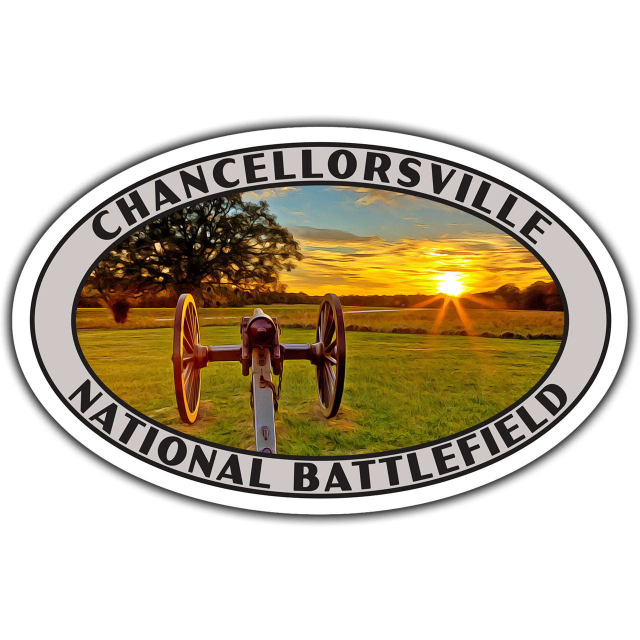 Chancellorsville national battlefield sticker