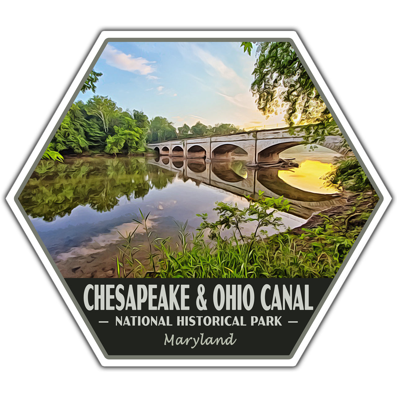 Chesapeake and Ohio national historical park sticker