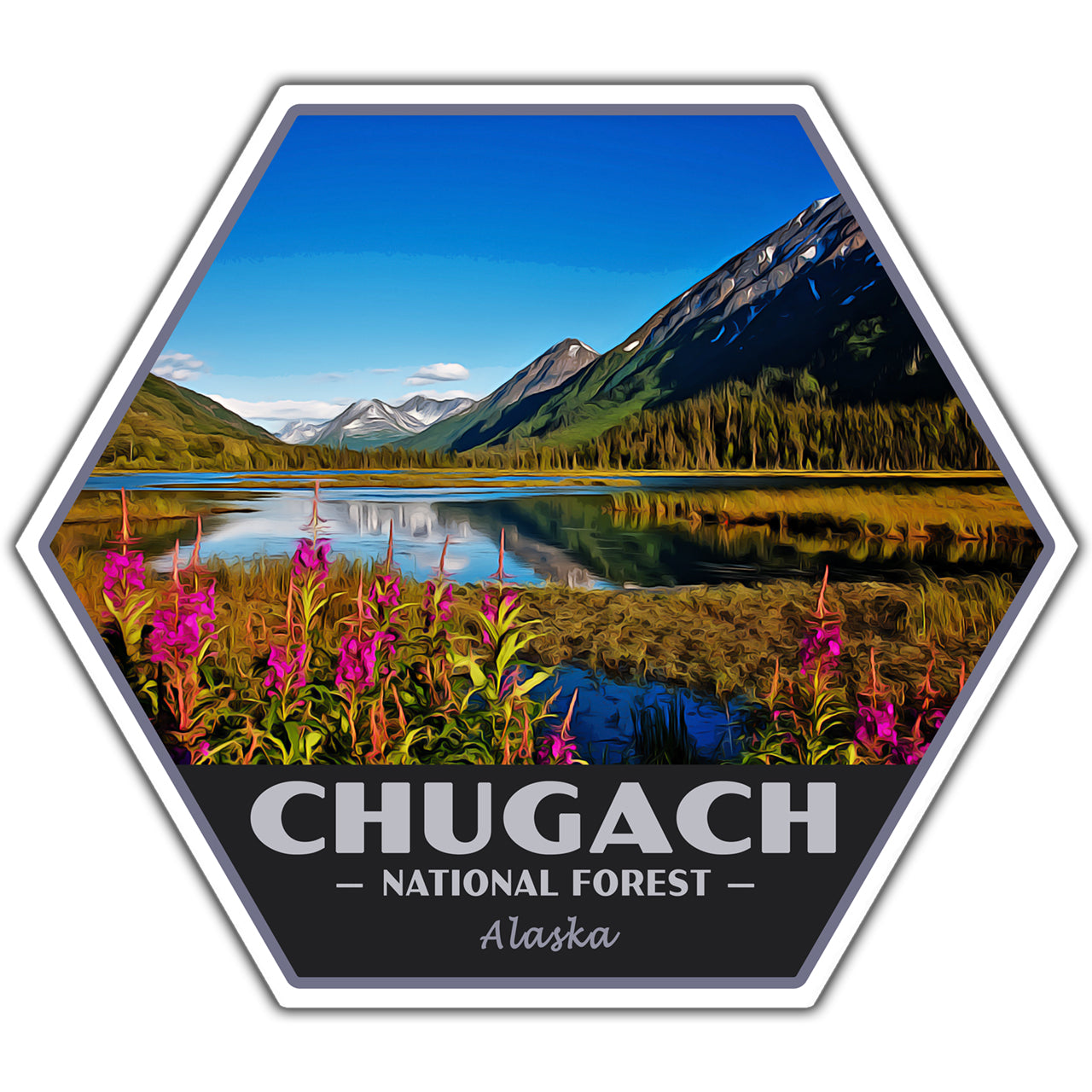 Chugach National Forest sticker