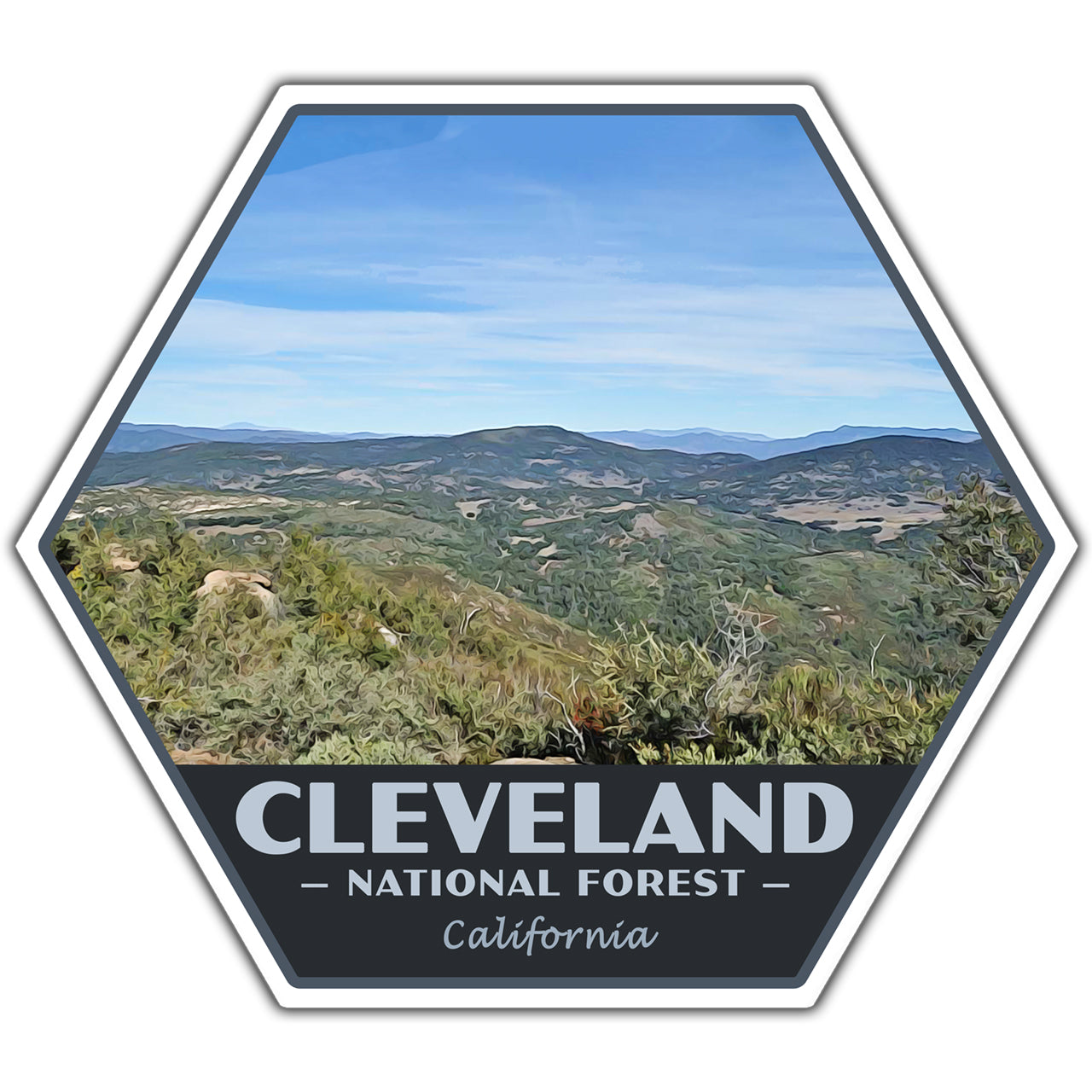 Cleveland national forest sticker