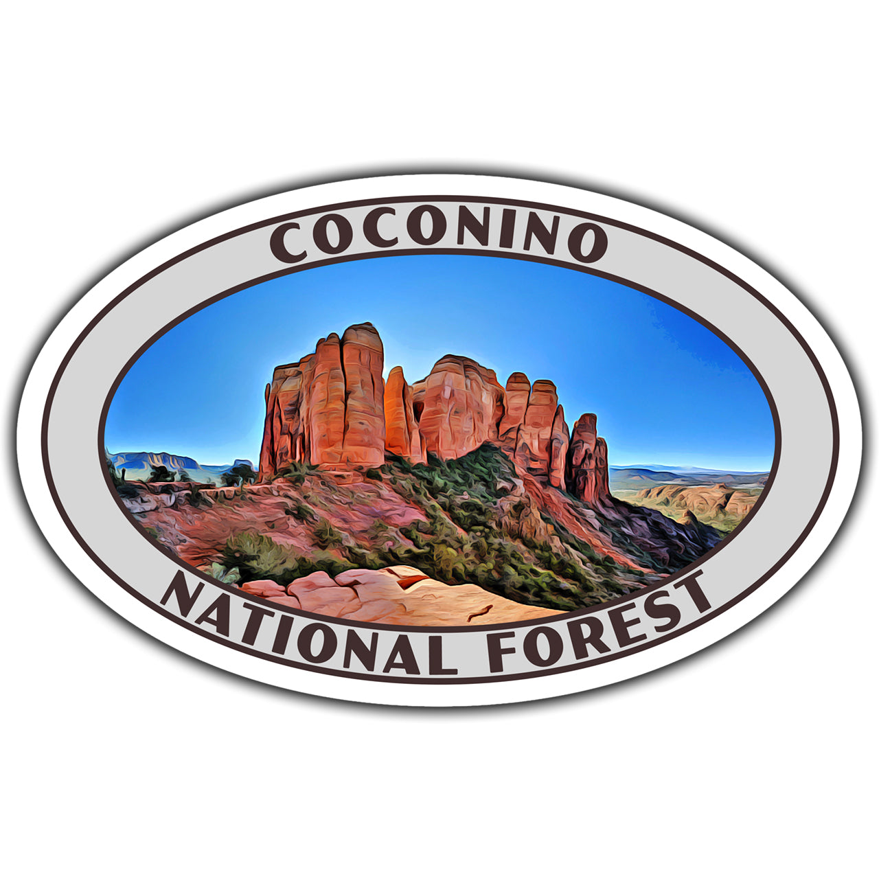 Coconino national forest sticker