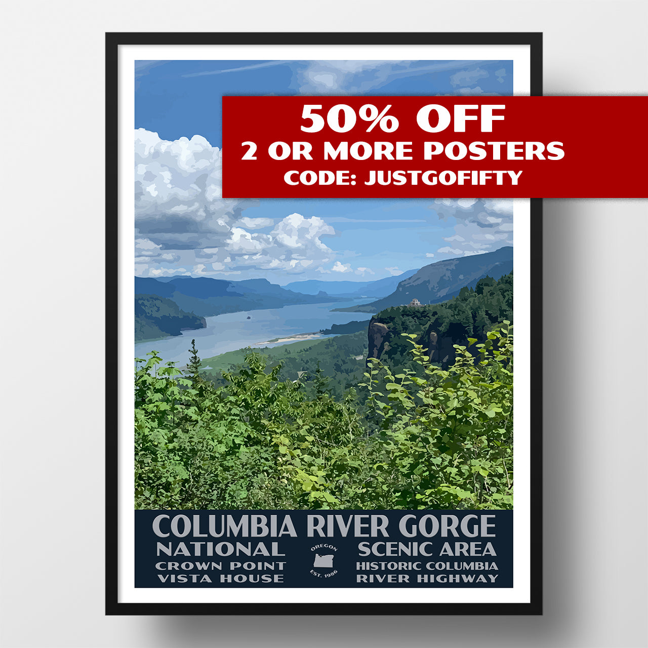 Columbia River National Scenic Area poster