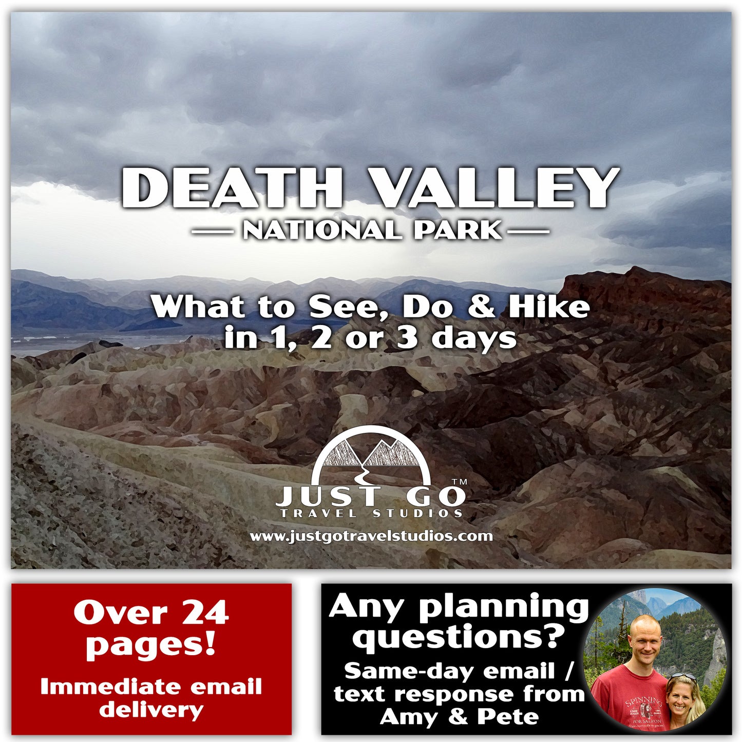 Death Valley National Park Itinerary (Digital Download)