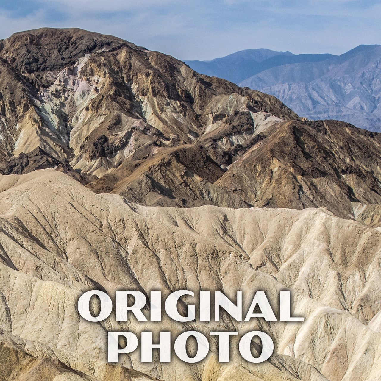 Death Valley National Park Poster-WPA (Zabriskie Point)