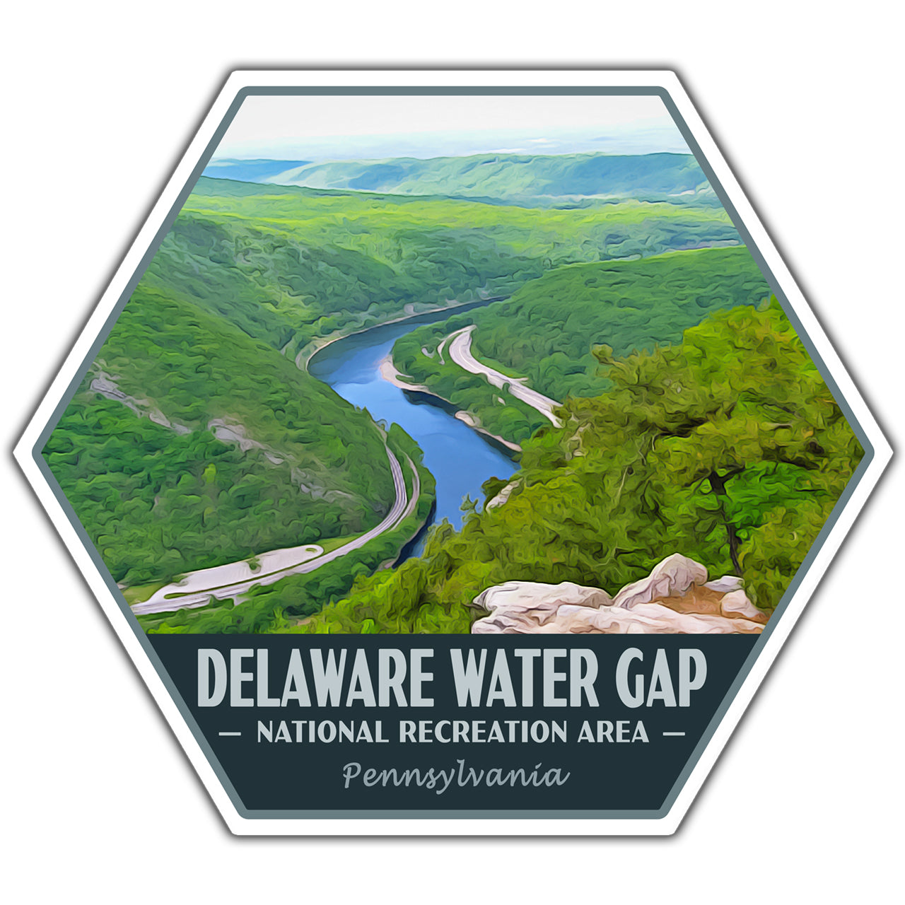 Delaware Water Gap national recreation area sticker