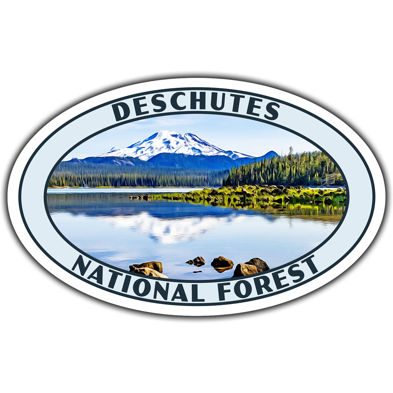 Deschutes national forest sticker