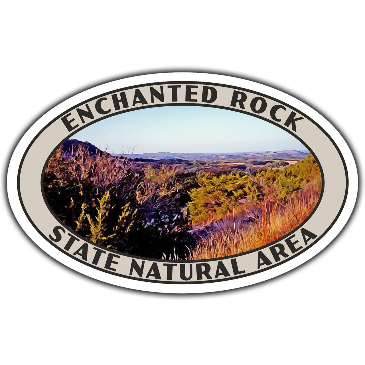 Enchanted Rock state natural area sticker