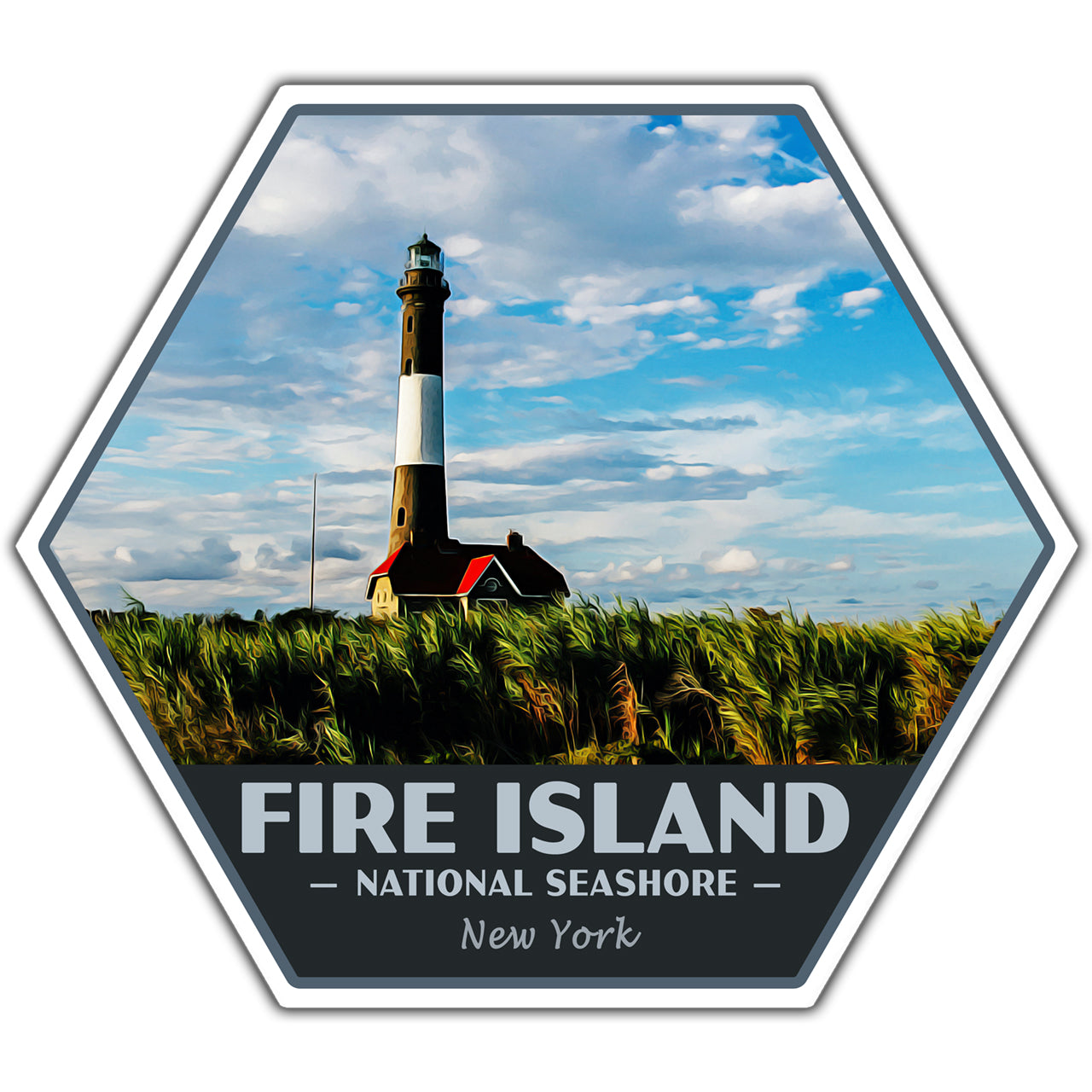 Fire Island national seashore sticker