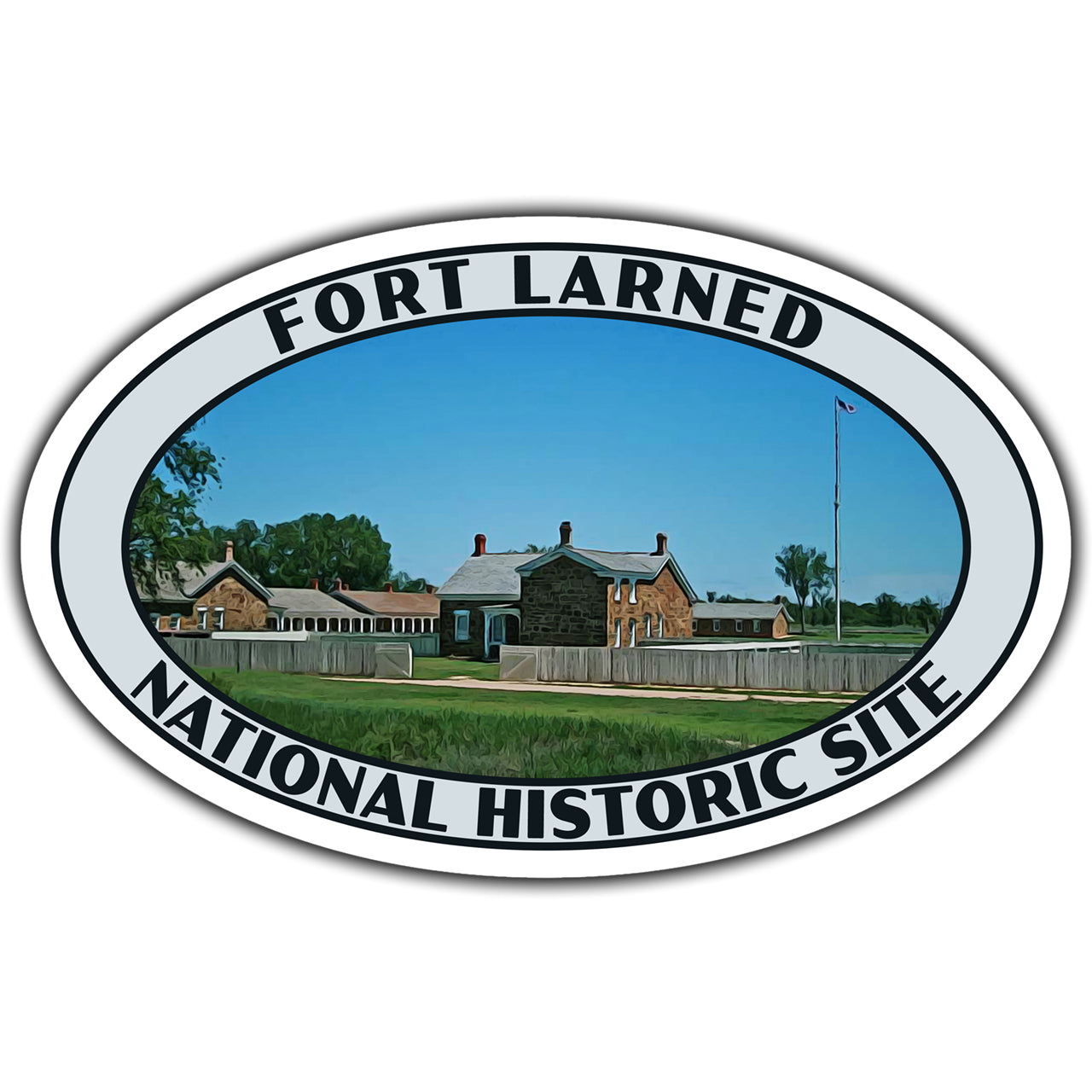 Fort Larned national historic site sticker