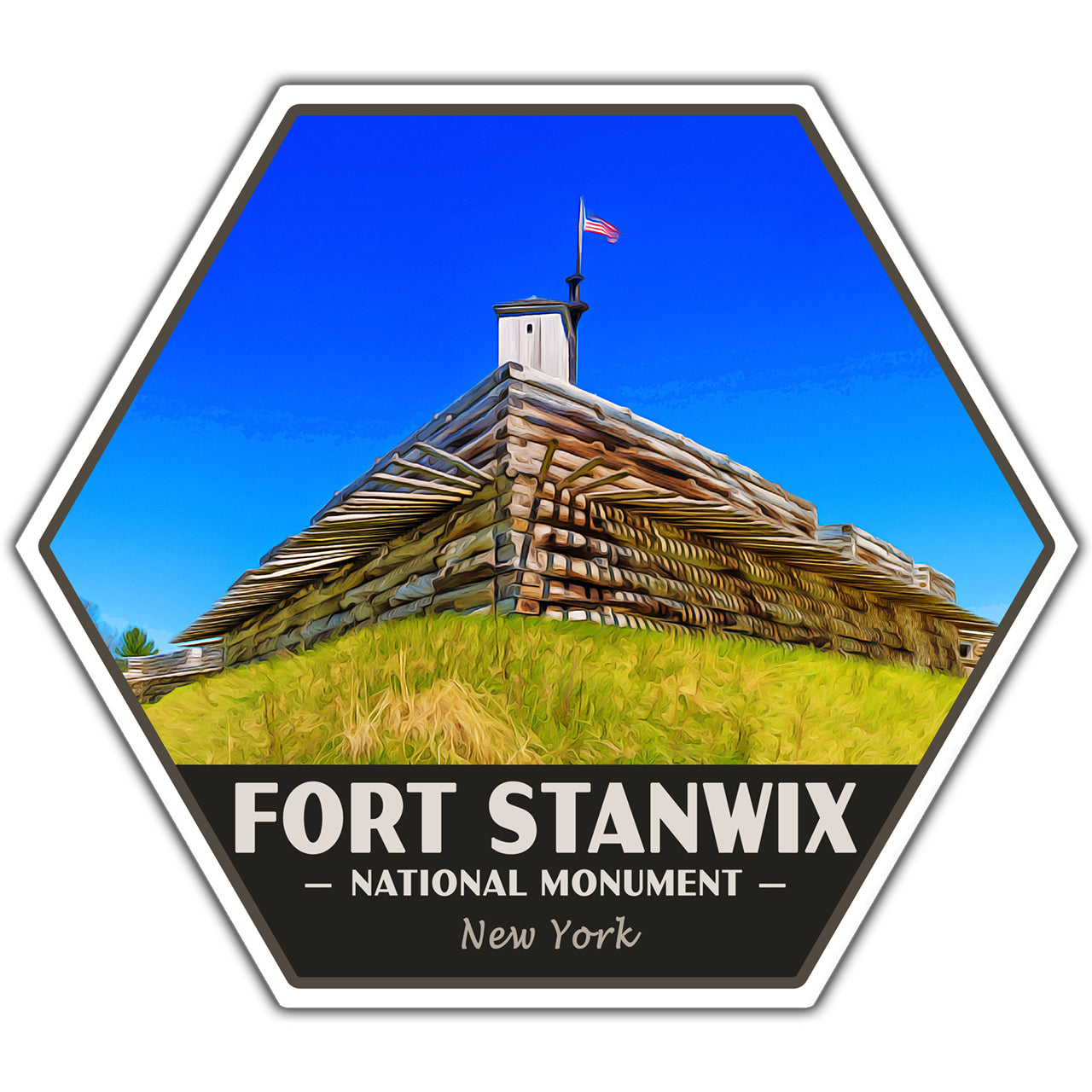 Fort Stanwix national monument sticker