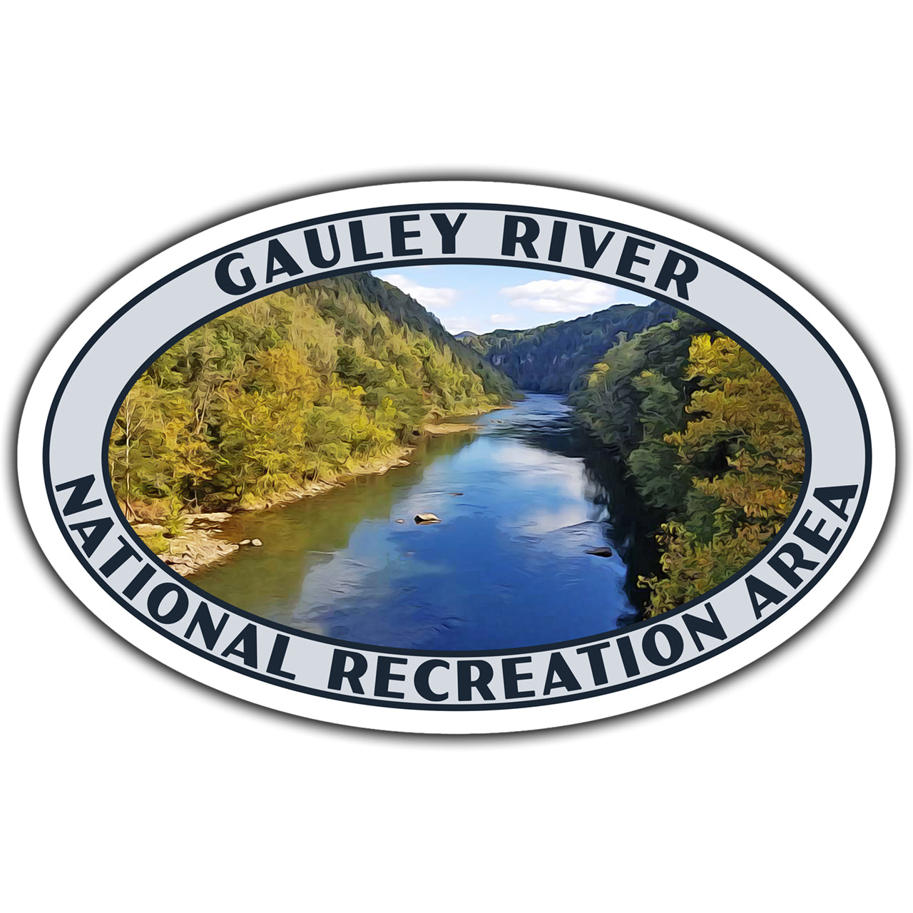 Gauley River national recreation area sticker