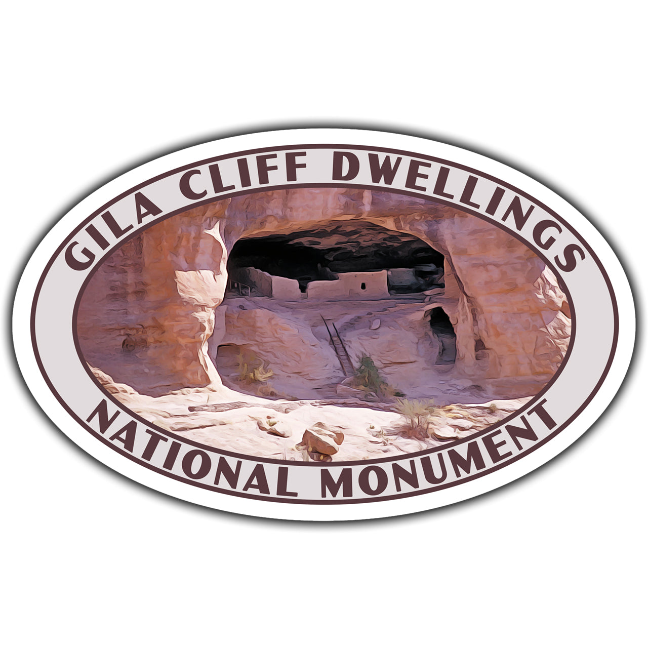 Gila Cliff Dwellings national monument sticker