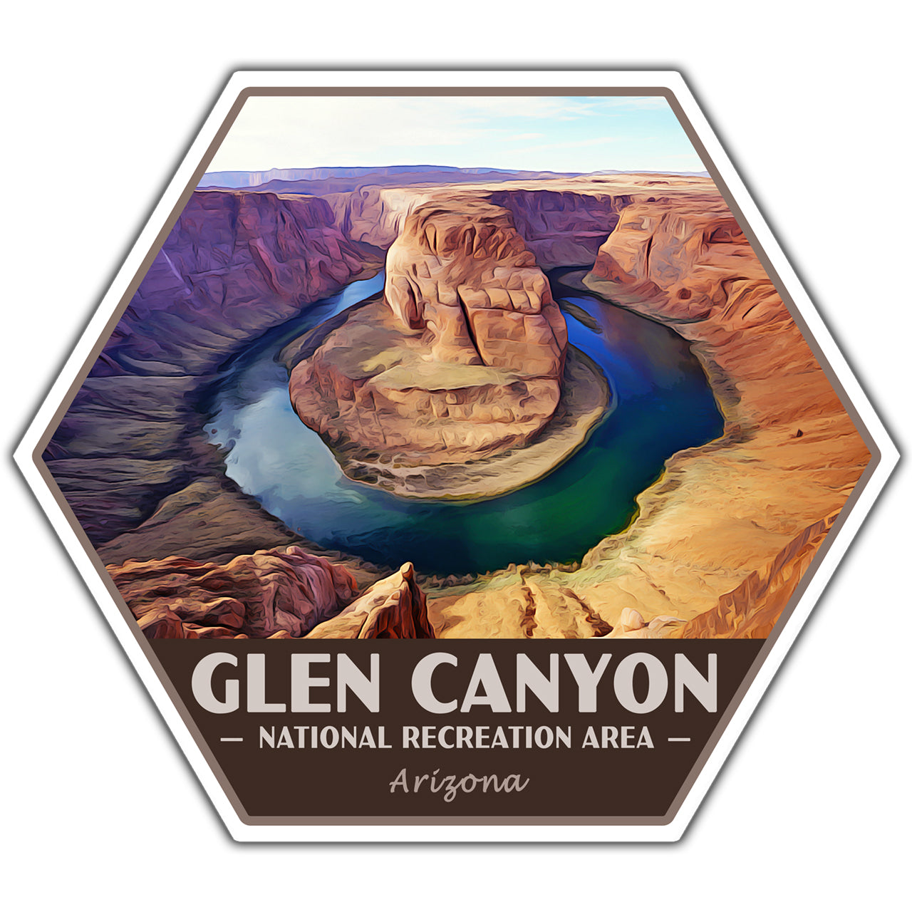 Glen Canyon national recreation area sticker