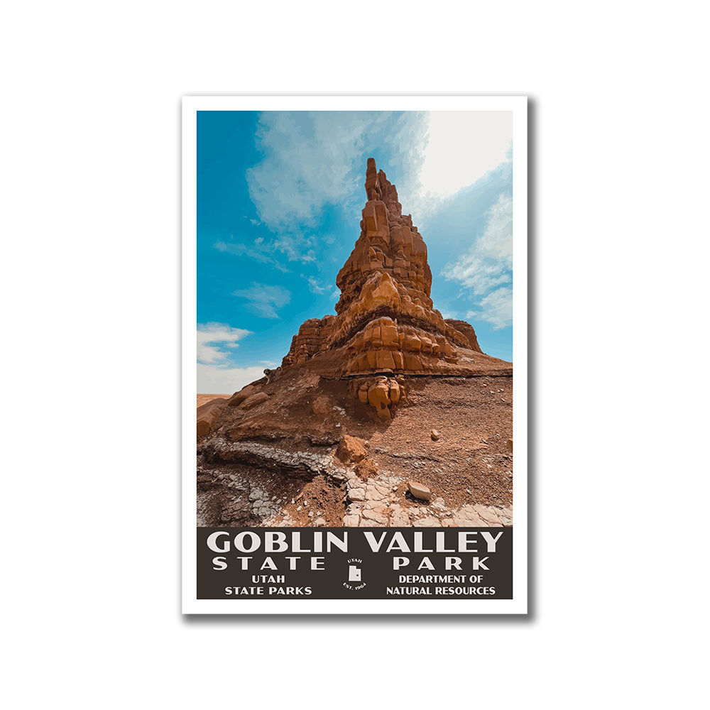 Goblin Valley State Park Poster-WPA (Valley Floor)