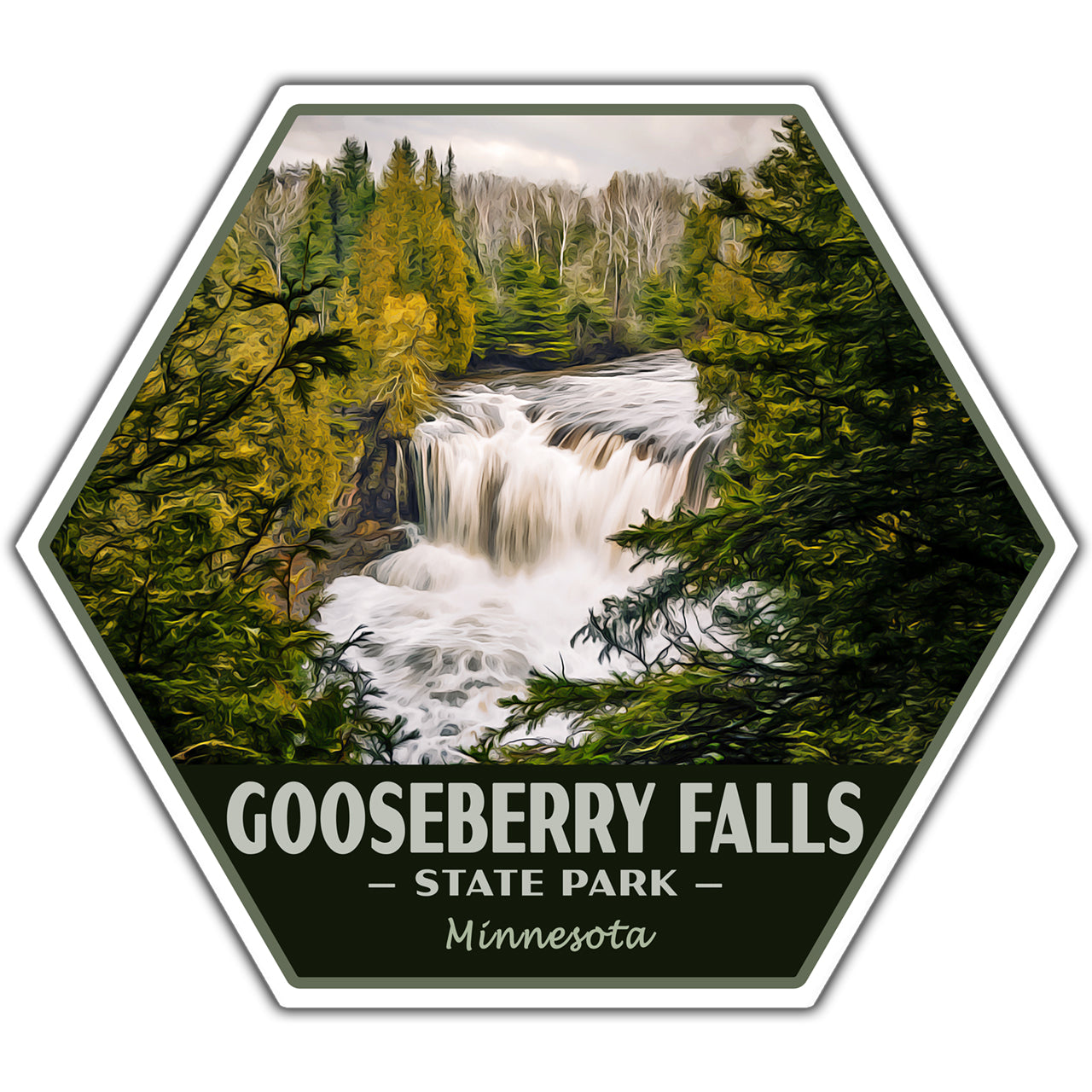 Gooseberry Falls state park sticker