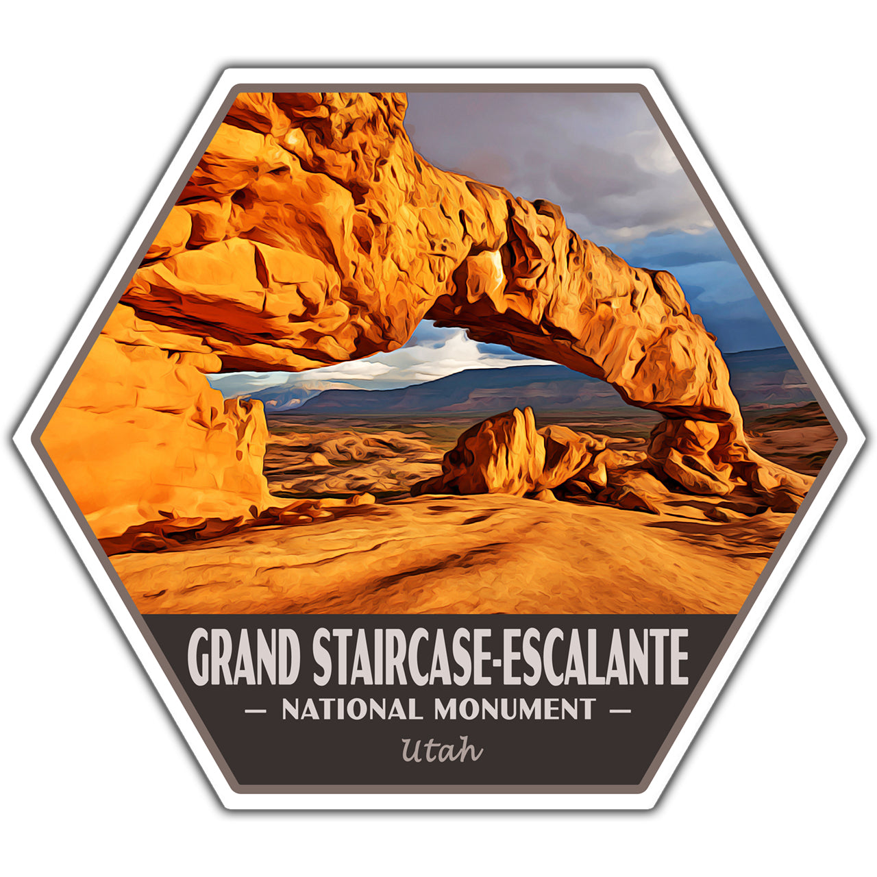 Grand Staircase-Escalante national monument sticker