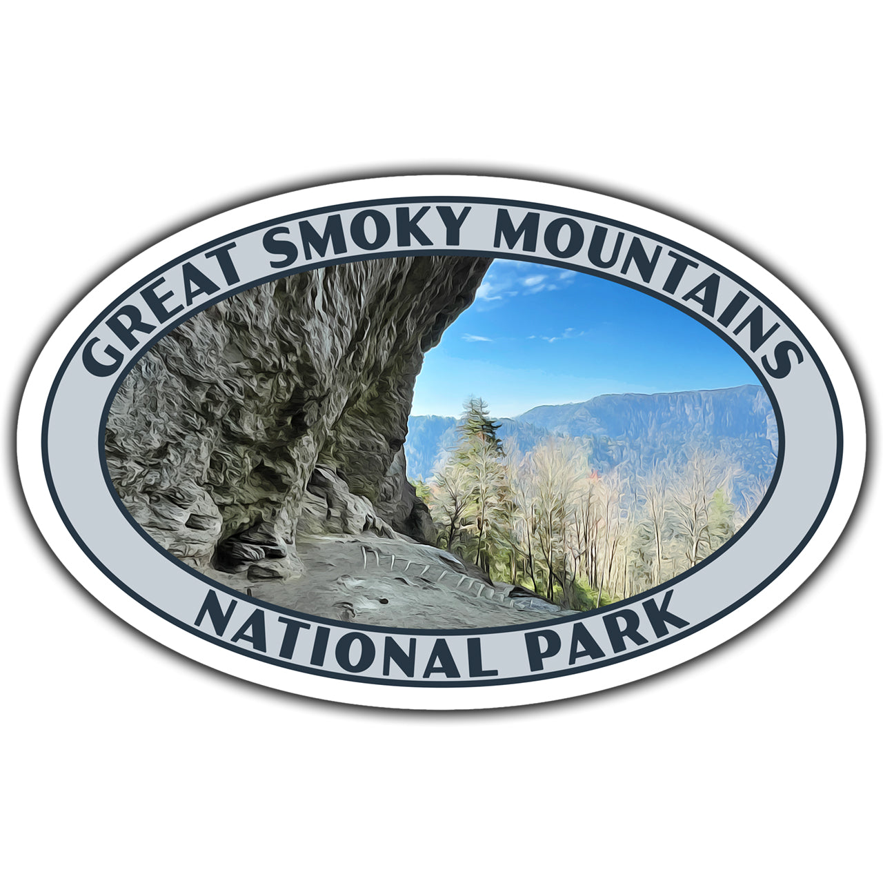 great smoky mountains national park sticker