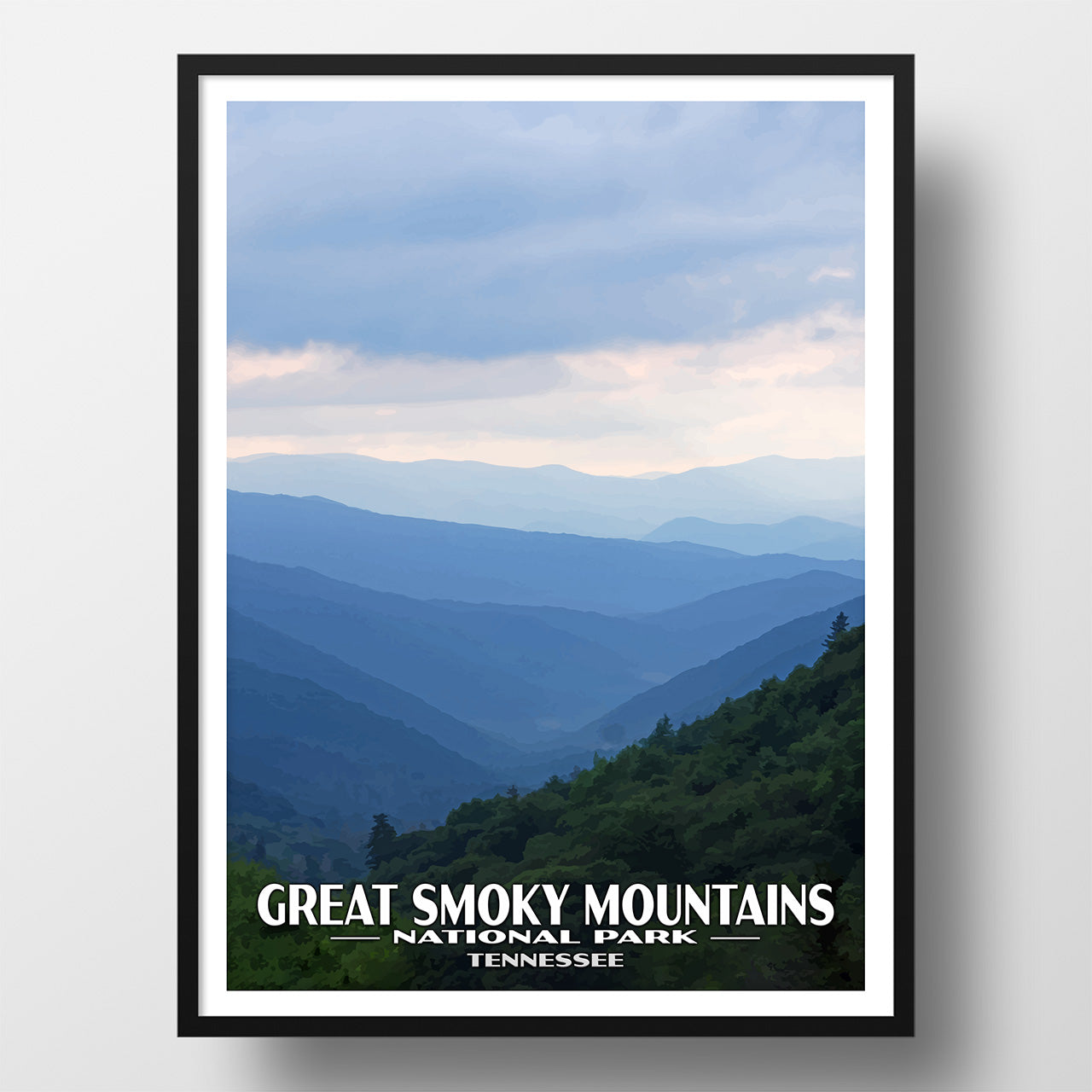 Great Smoky Mountains National Park Poster-WPA (Smoky Mountains)