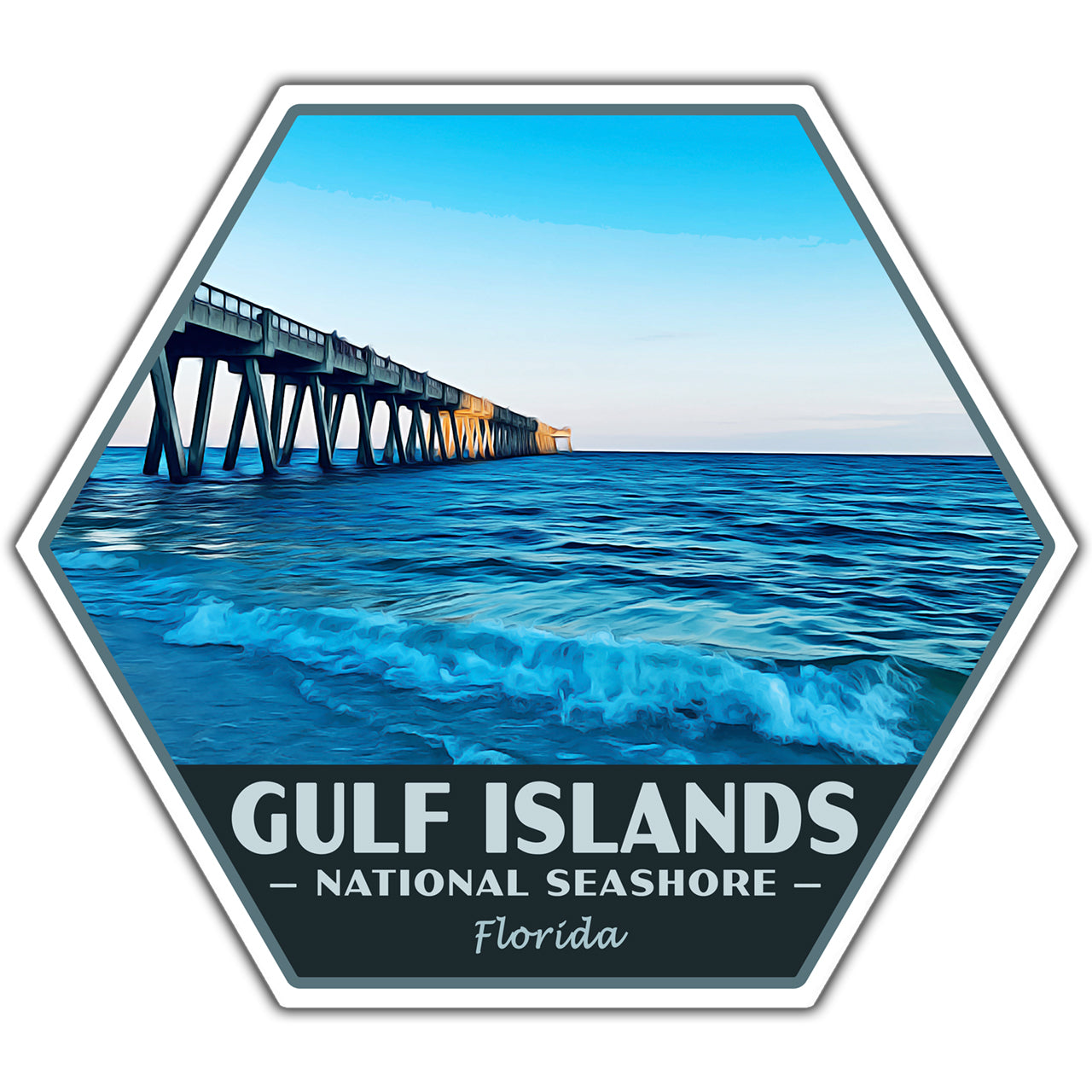 Gulf Islands national seashore sticker