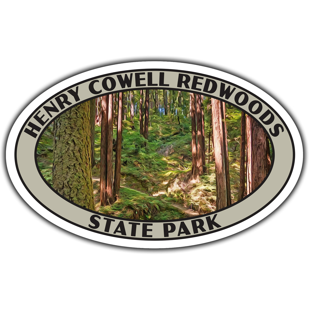 Henry Cowell Redwoods state park sticker