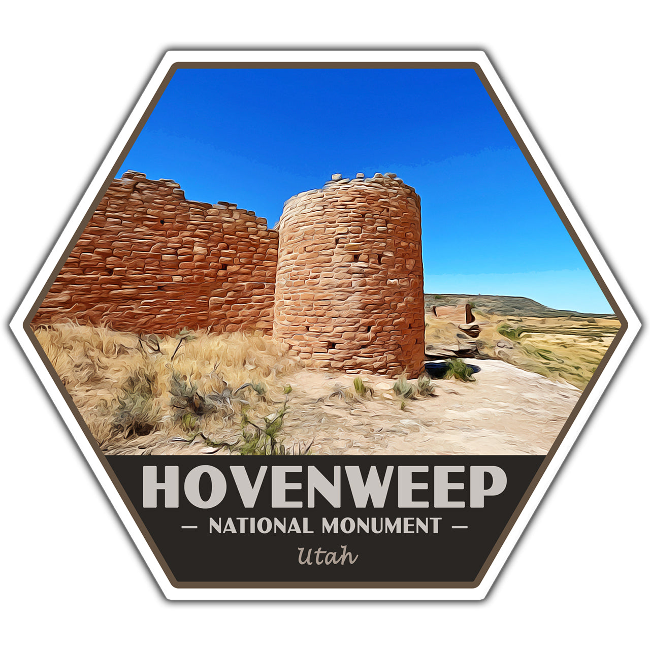 Hovenweep national monument sticker