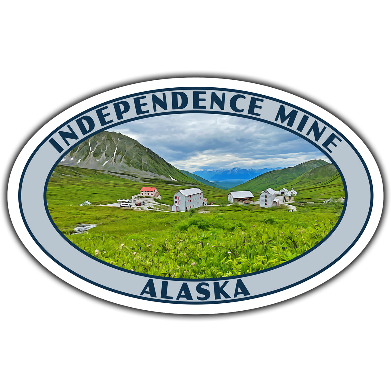 independence mine state park sticker