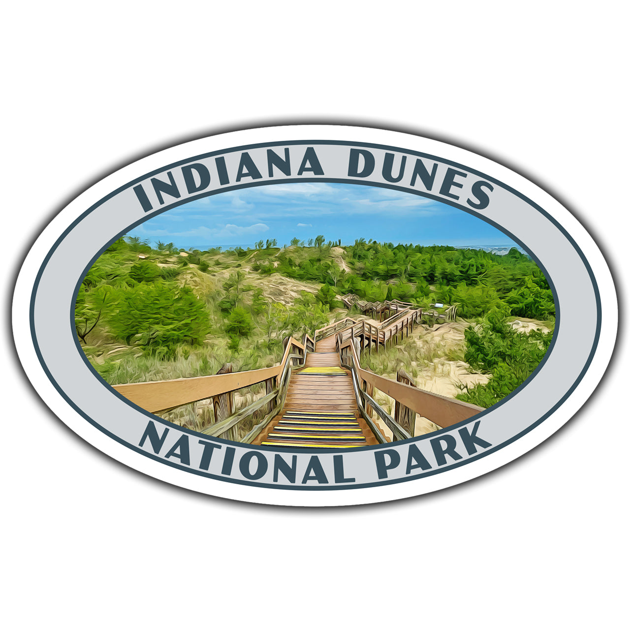 indiana dunes national park sticker