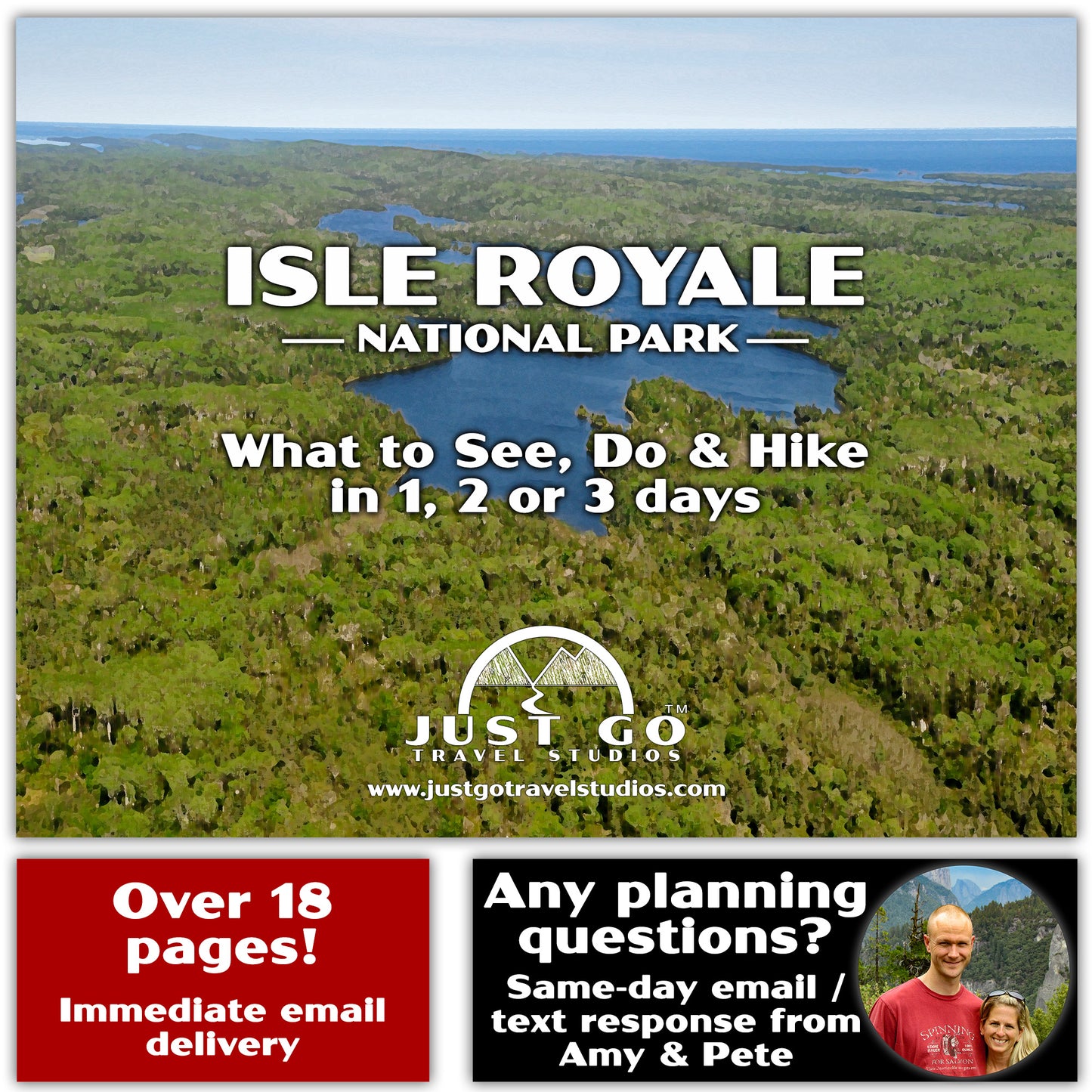 Isle Royale National Park Itinerary (Digital Download)