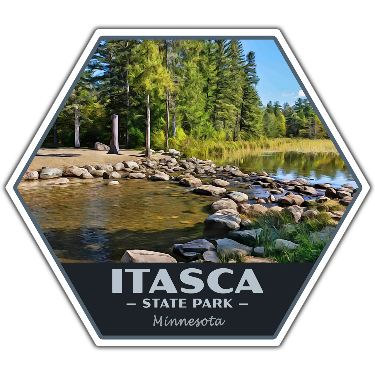 Itasca state park sticker
