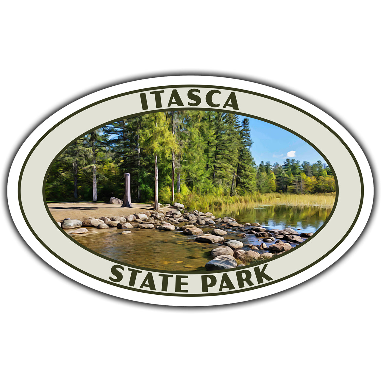 Itasca state park sticker