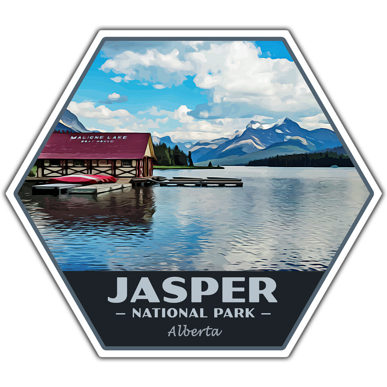 jasper national park sticker