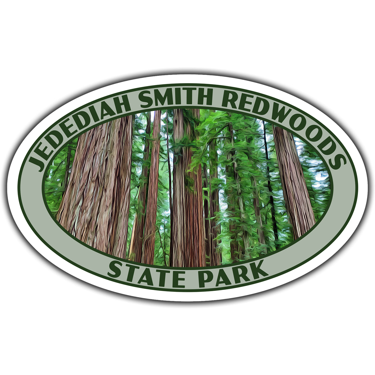 Jedediah Smith Redwoods State Park sticker