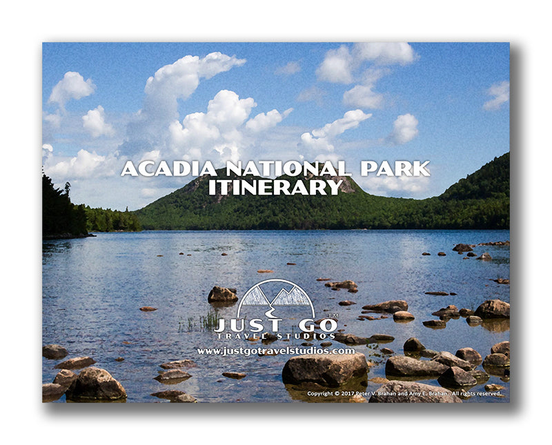 Acadia National Park Itinerary (Digital Download)