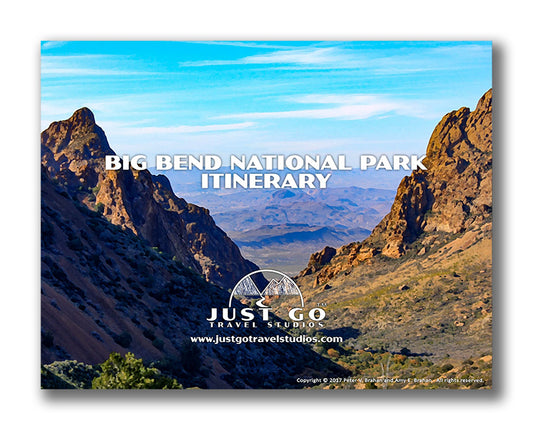 Big Bend National Park Itinerary (Digital Download)