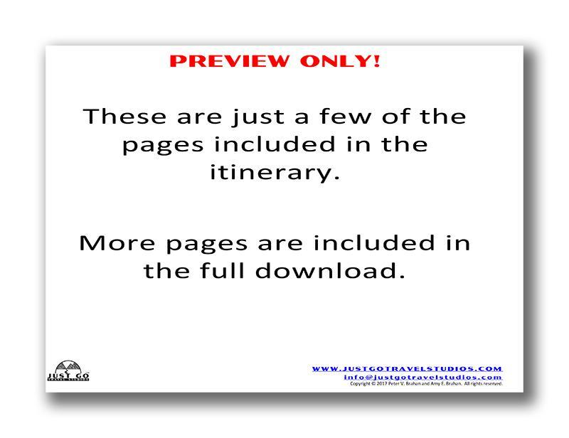 Colorado National Monument Itinerary (Digital Download)