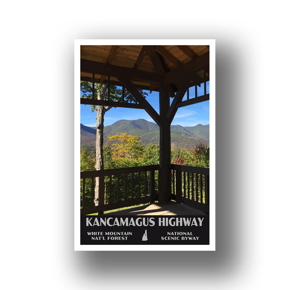 Kancamagus Highway Poster-WPA (Pemigewasset Overlook) (New Hampshire State)
