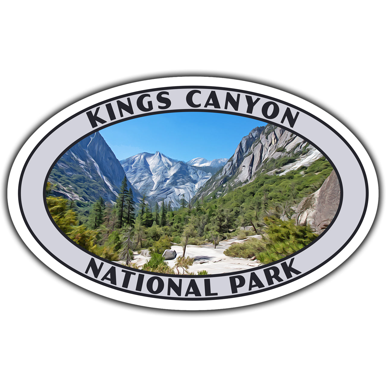 Kings Canyon national park sticker