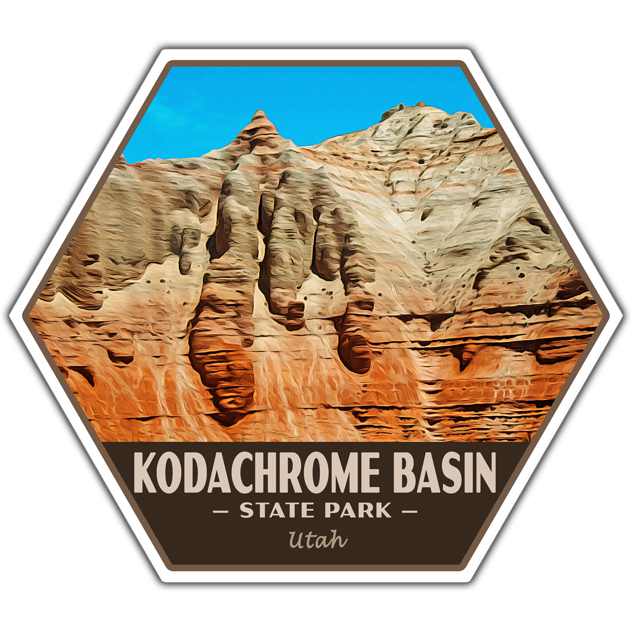 Kodachrome Basin state park sticker